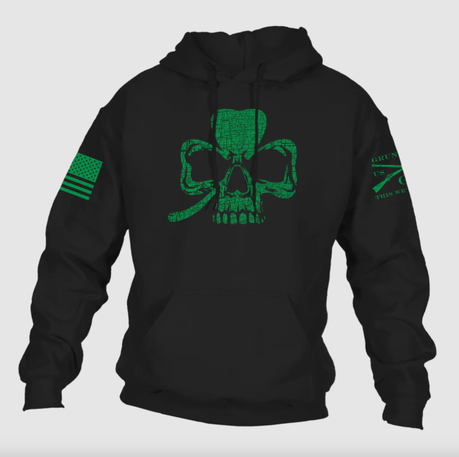 Clover Skull Hoodie