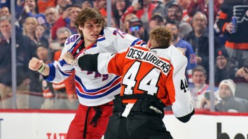 Flyers Forward Nic Deslauriers And Rangers Rookie Matt Rempe Had The Best Hockey Scrap You’ll See All Year