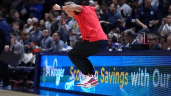 Rage-Filled Kelvin Sampson Flies Onto Court, Berates Each Ref Individually In Incredible Tirade Up 20 Pts