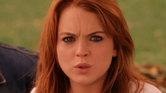 Lindsay Lohan in Mean Girls