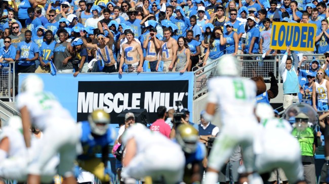 UCLA fans at the Rose Bowl.