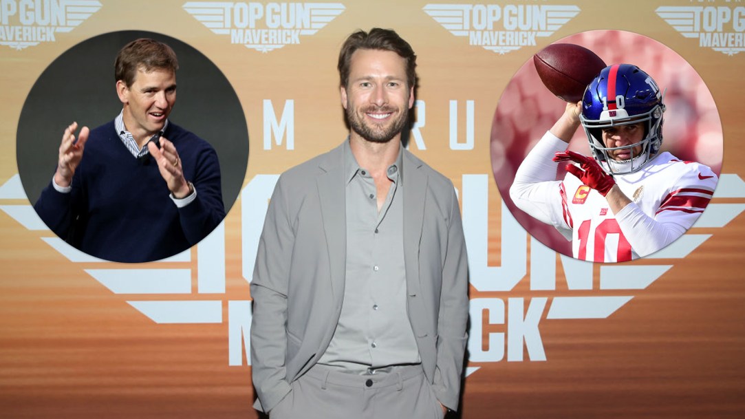 Eli Manning Glen Powell Chad Powers