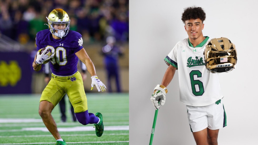 Jordan Faison Notre Dame Football Lacrosse
