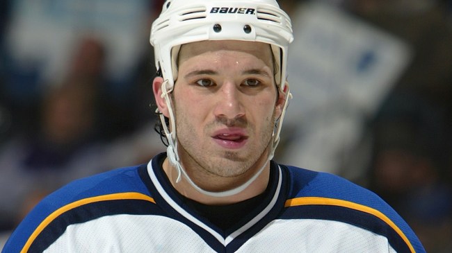 St. Louis Blues center Mike Danton