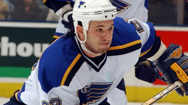St. Louis Blues center Mike Danton