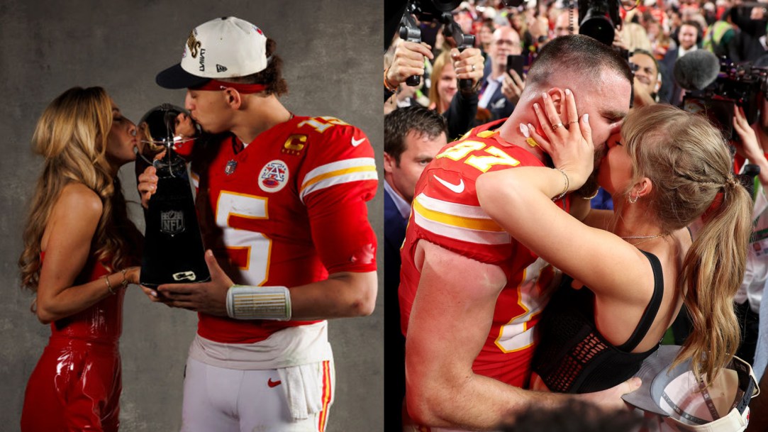 Taylor Swift Travis Kelce Brittany Patrick Mahomes Las Vegas