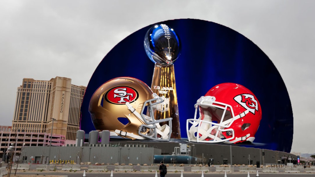The Sphere Las Vegas Chiefs 49ers