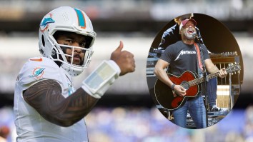 Daniel Jones Was Geeking Out As Tua Tagovalioa Sang ‘Wagon Wheel’ With Darius Rucker In Vegas