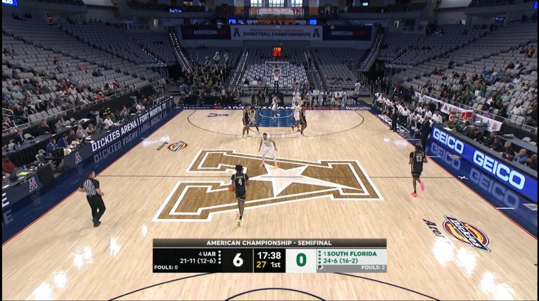 AAC Basketball Tournament Crowd