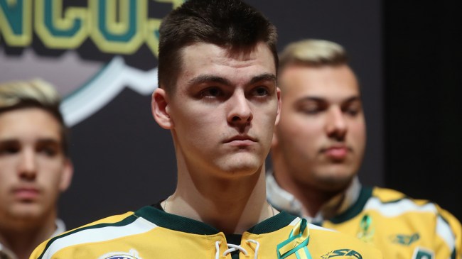 Humboldt Broncos goalie Jacob Wasserman