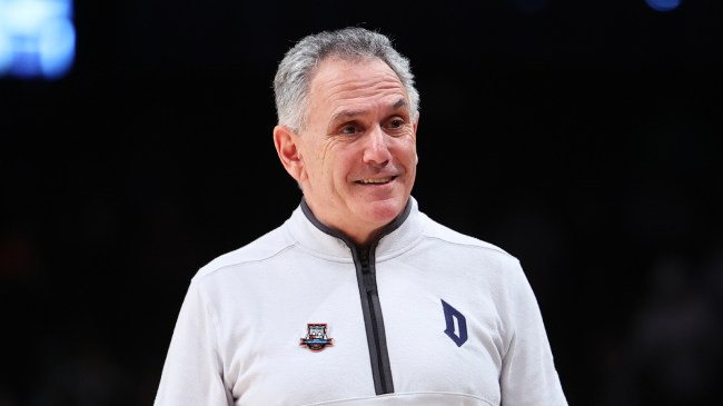 Duquesne head coach Keith Dambrot at the A10 Tournament.