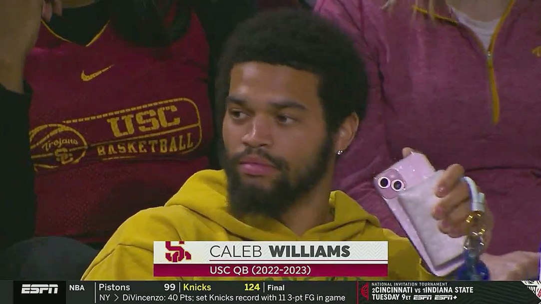 Caleb Williams Pink Phone