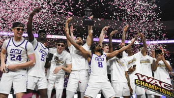 WAC Basketball Tournament Ends In Chaos After Impolite Windmill Dunk Causes Multiple Flagrant Fouls