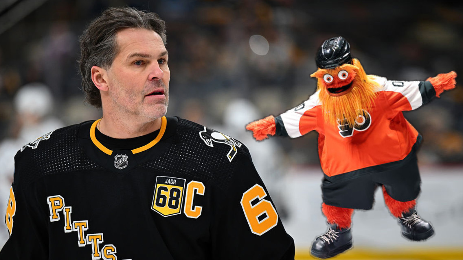 Jaromir Jagr and Philadelphia's Gritty