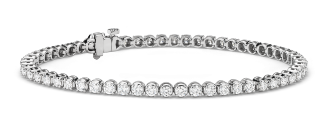 Diamond Tennis Bracelet In 14k White Gold
