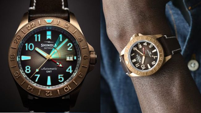 Shinola Bronze Monster Watch
