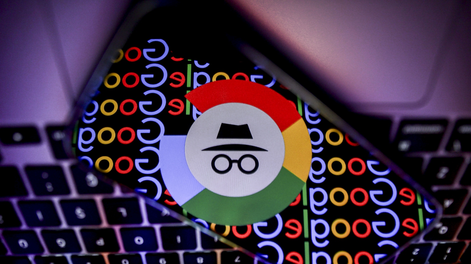 Google Incognito mode view