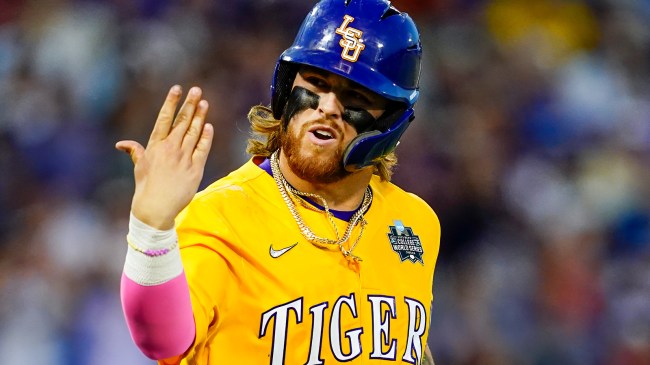 LSU baseball player Tommy White