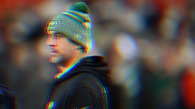 aaron rodgers tripping balls