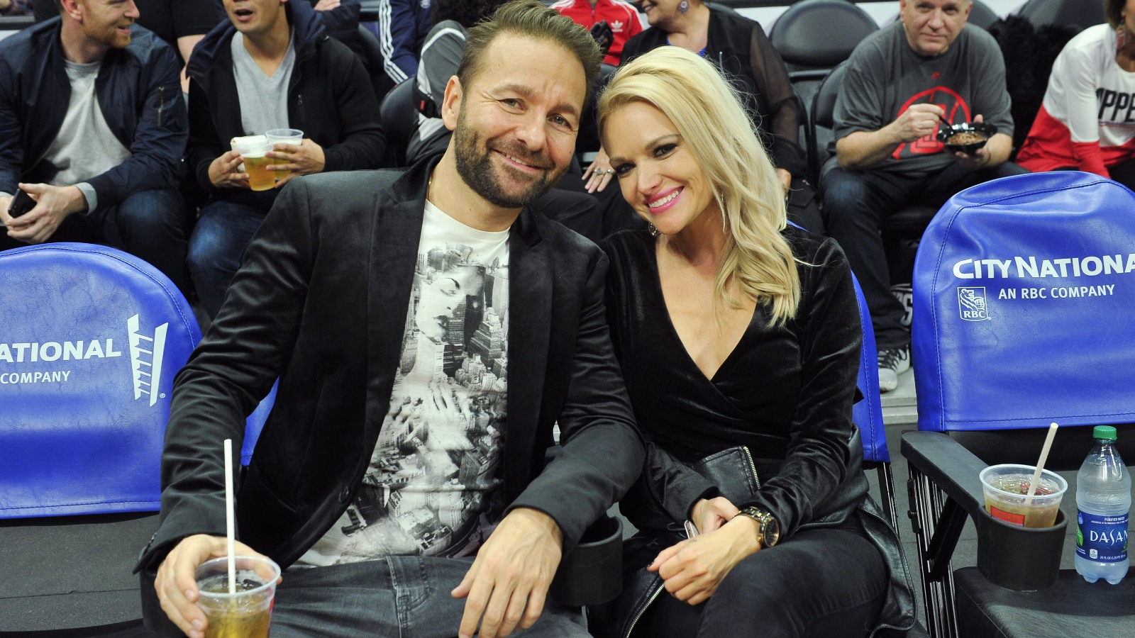 Daniel Negreanu and his wife Amanda