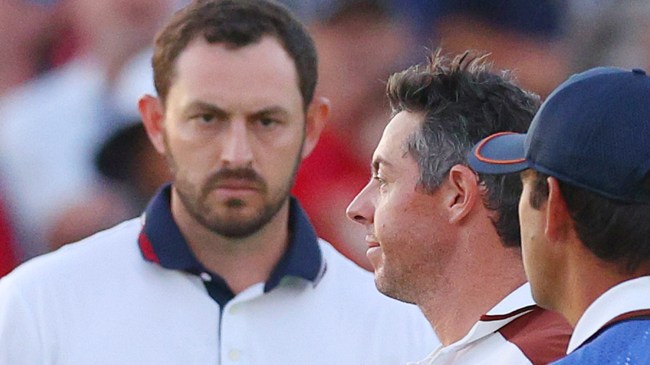 Patrick Cantlay and Rory McIlroy at the Ryder Cup