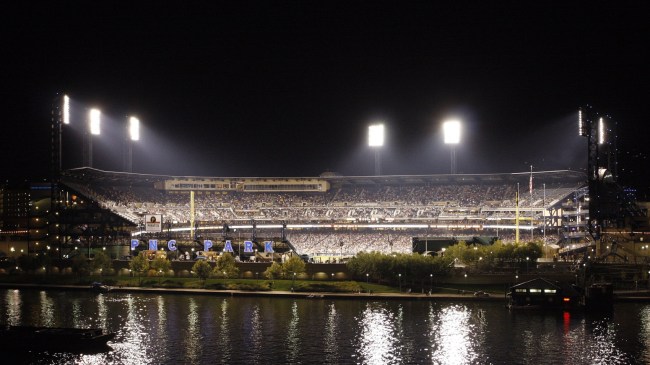 A view from outside of PNC Park in Pittsburgh.