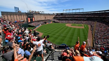 The Philadelphia Phillies And Baltimore Orioles Had To Stop Their Game For The Most American Reason Ever