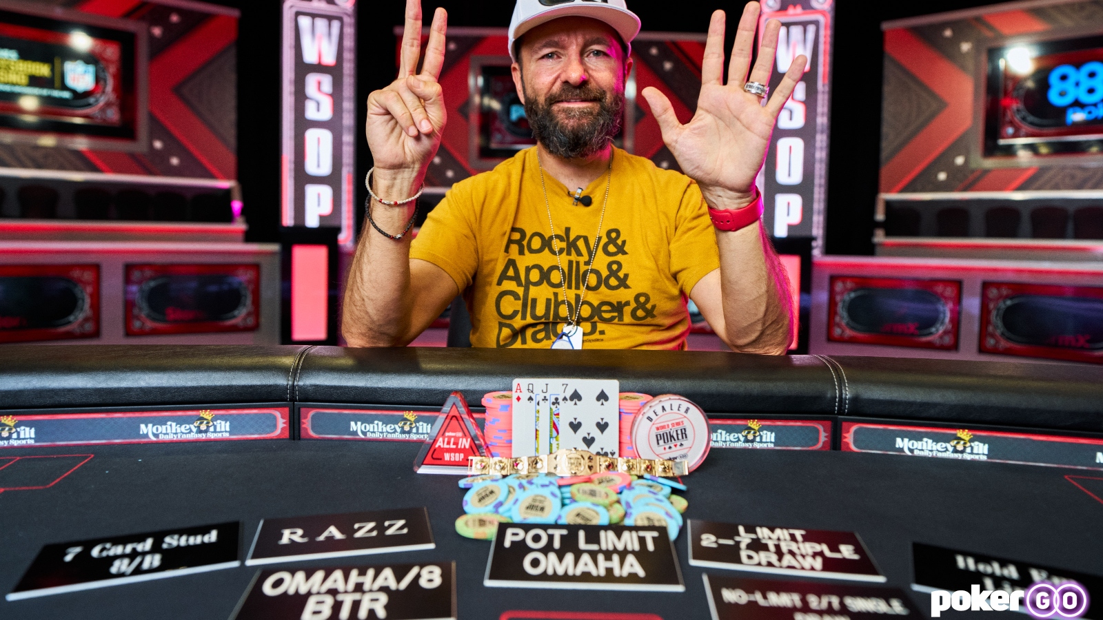 Daniel Negreanu wins 7th WSOP bracelet in $50K PPC event