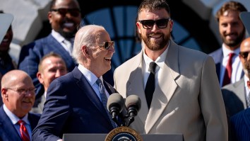 Travis Kelce Says The Secret Service Genuinely Threatened To Taze Him Over His White House Podium Shenanigans