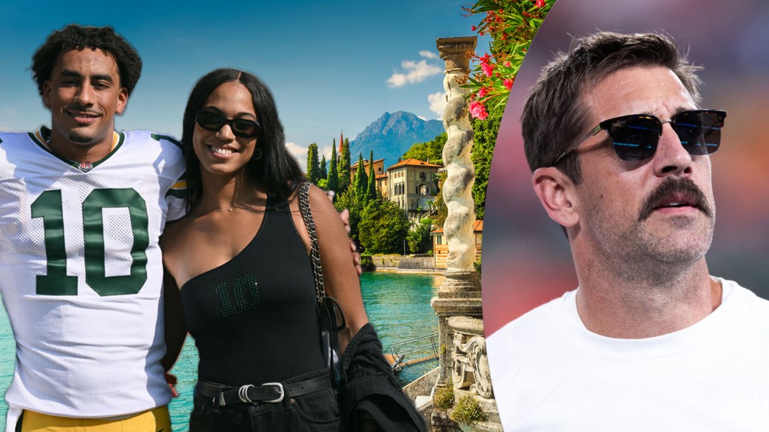 Jordan Love Ronika Stone Vacation Italy