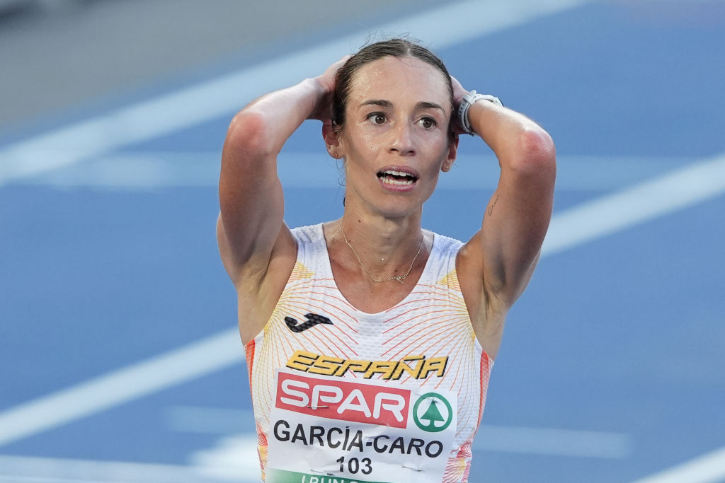 Laura Garcia-Caro Race Walk Celebration