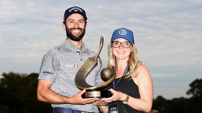 Adam and Jessica Hadwin pose for a photo.