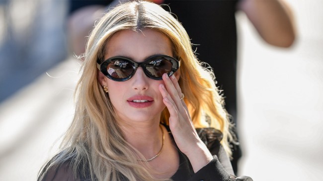 Emma Roberts is seen in Los Angeles