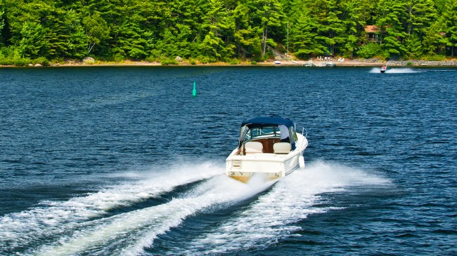 boat on lake