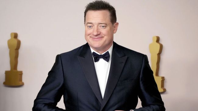 brendan fraser at the academy awards
