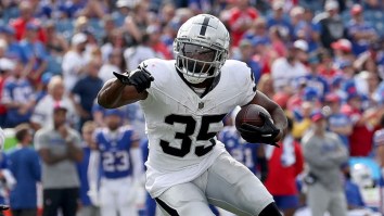 Las Vegas Raiders RB Zamir White’s Jacked Arms Are As Big As Tree Trunks Ahead Of Breakout Year