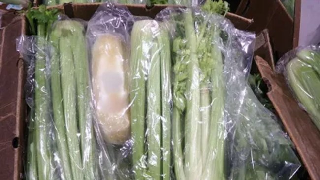 CBP Officers Seize Over 600 Pounds of Meth in Celery Shipment