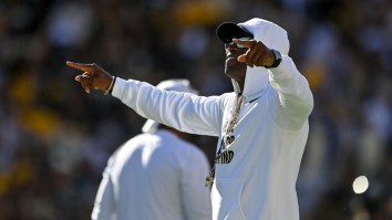 Deion Sanders Actively Encourages Colorado Students To Act Foolish During First Football Game