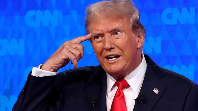 Donald Trump participates in the CNN Presidential Debate