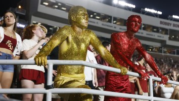 Sad FSU Students Section Turned On DJ Uiagalelei During Loss To Boston College