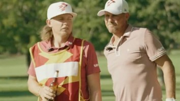 LIV Golf’s Cam Smith Caddied A Round While Deleting Beers And He Crushed It