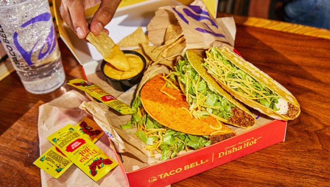 Taco Bell Omar Apollo Disha Hot Hot Sauce Discovery Box