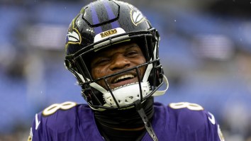 Lamar Jackson Calls Out Salty Bettors Mad About His Stats In Blowout Win Over Bills
