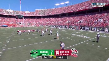 Big Ten Referees Bailed Out Ohio State With Controversial Penalty That Robbed Marshall Of Touchdown