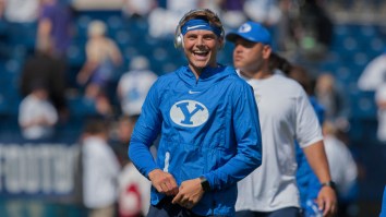 Zach Wilson Looked So Much Happier Cheering For BYU After Getting Snubbed By Biggest Rival