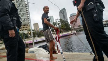 Hurricane Milton Viral Sensation ‘Lieutenant Dan’ Allegedly Tried To Set A Woman On Fire