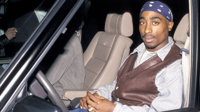 Tupac Shakur during Party For Cowboy Noir Thriller Red Rock West