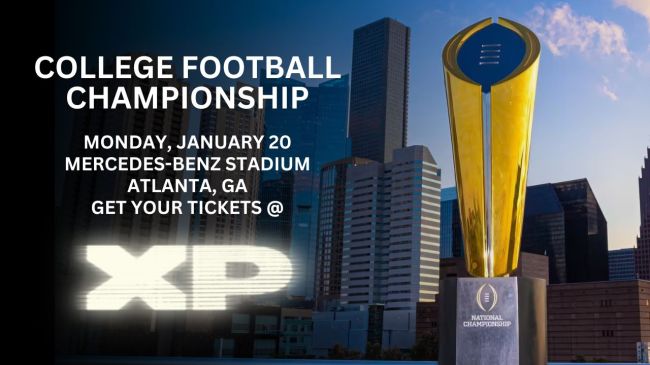 College Football Championship tiickets available at XP