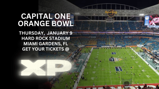 Orange Bowl tickets at XP