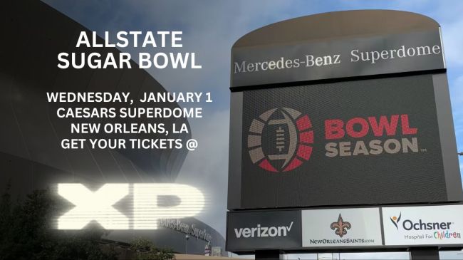 Allstate Sugar Bowl; get college football bowl game tickets at XP